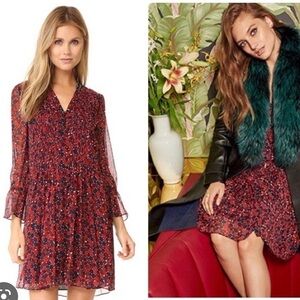 Diane Von Furstenberg Kourtni silk sheath dress size 14